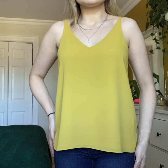 YELLOW V NECK CAMISOLE - Picture 12 of 14